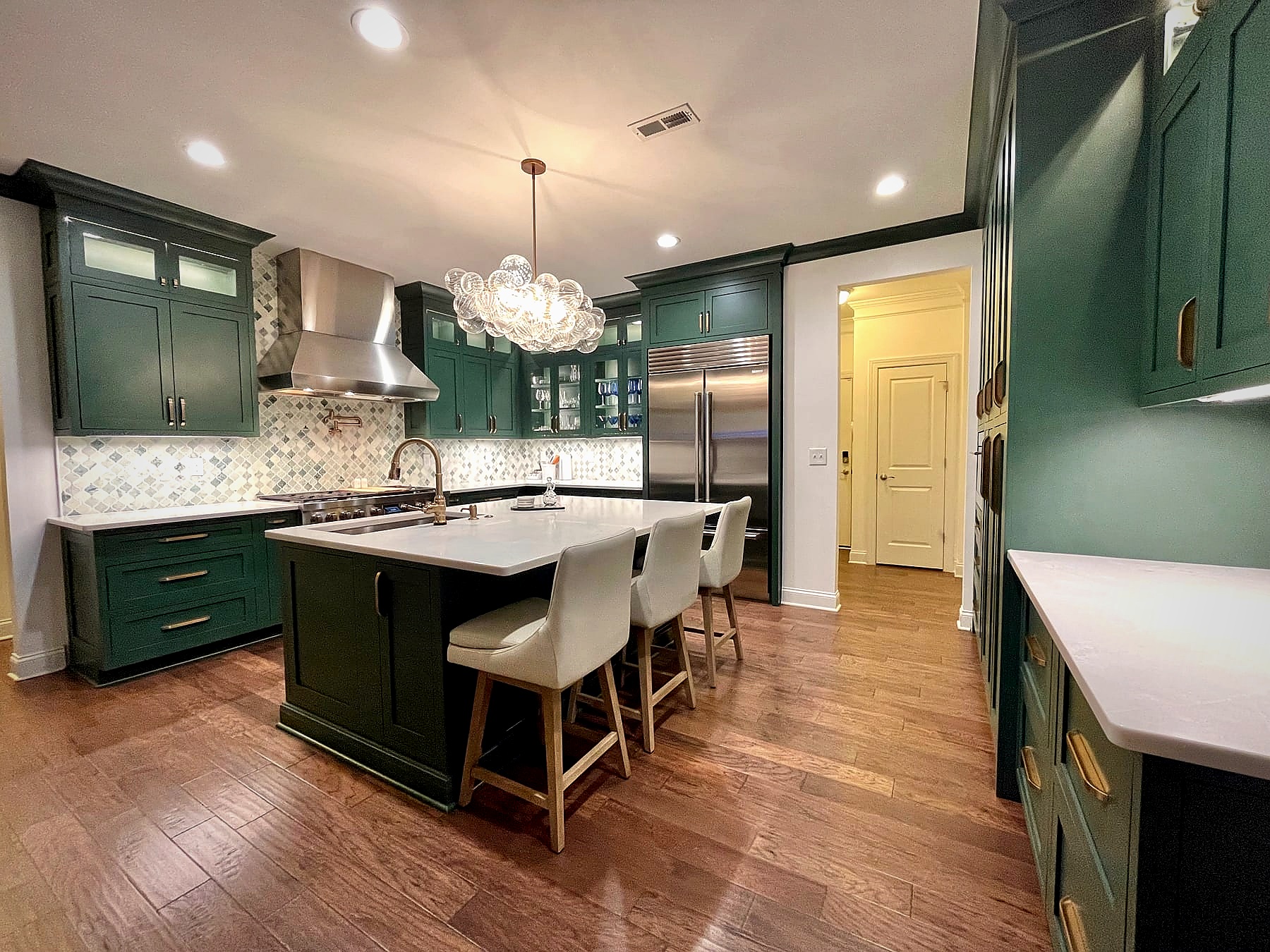 High-end modern kitchen makeover in Charlotte
