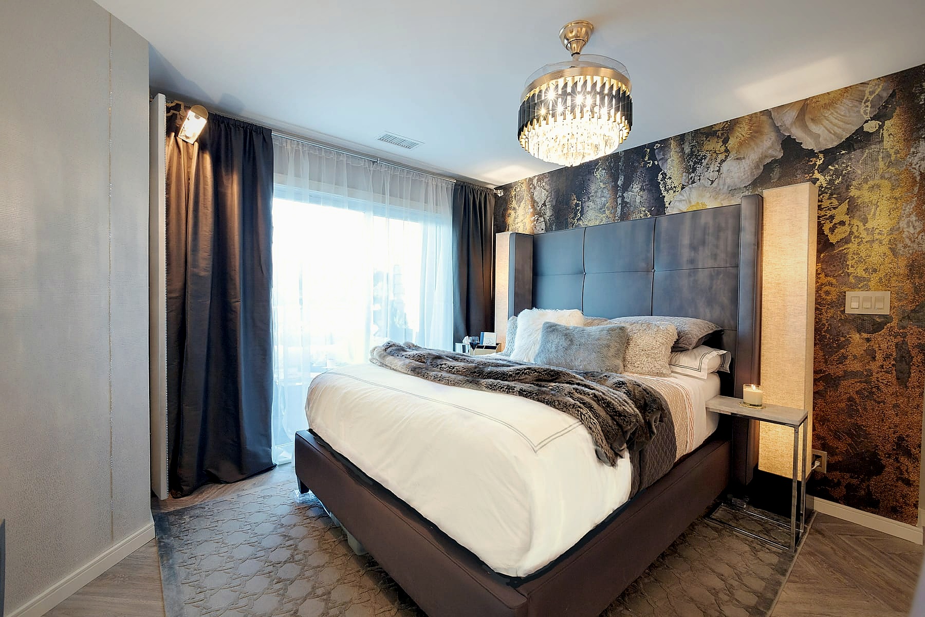 Hotel inspired condo renovation by Modern Luxe Interior Design