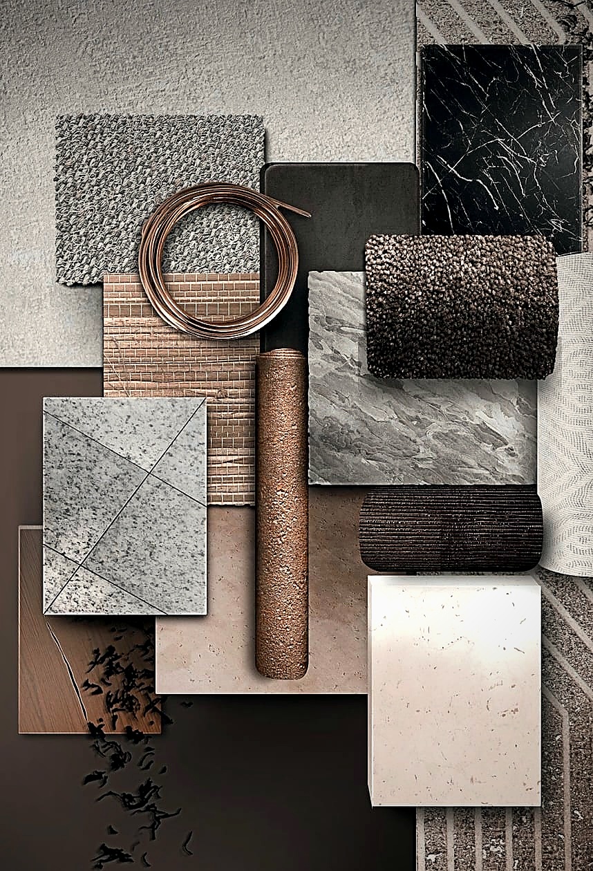 Luxury interior with refined textile and furniture details